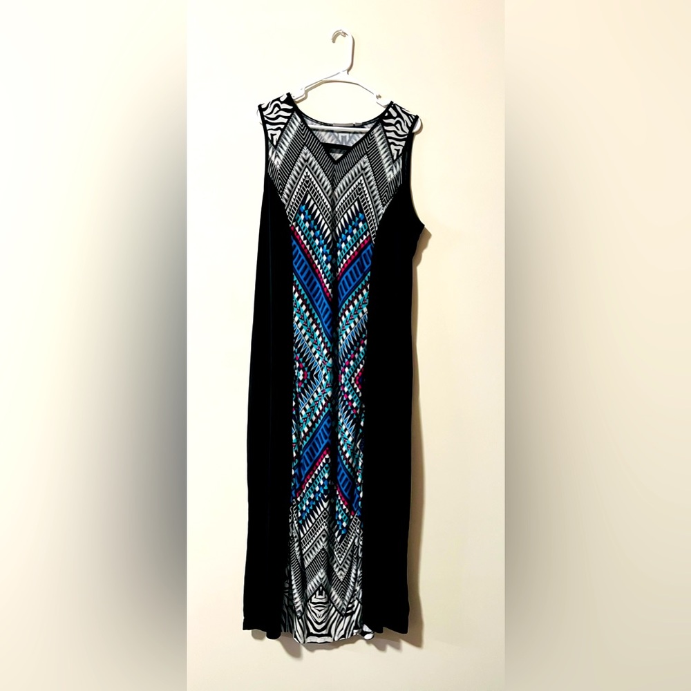 Susan Graver Maxi Dress Size 1X